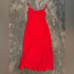 Bebe Vibrant Red Dress